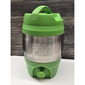 Bubba KEG 128 oz Insulated Water Jug Inzone Stainless Green 1 Gallon Cooler